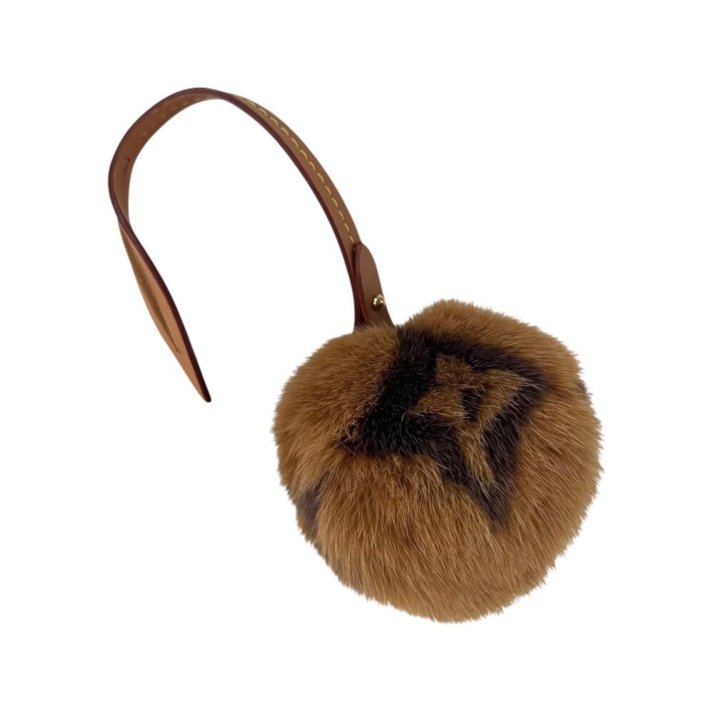 Louis Vuitton Mink Fur Bag Charm
